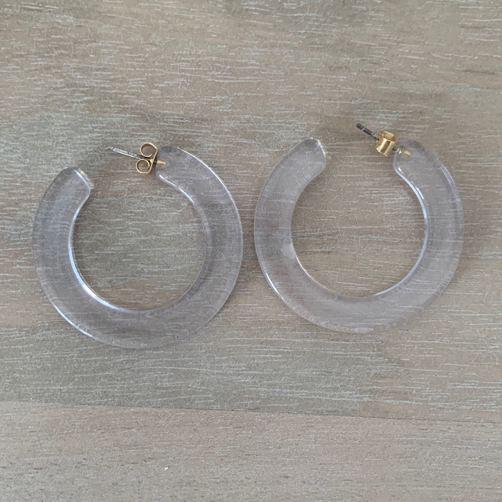 Madewell resin hoops